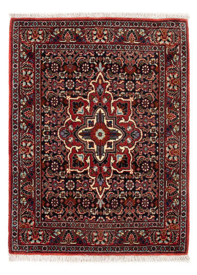 Bidjar - Takab Tæppe 52x68cm - Persisk tæppe - mørkeblå