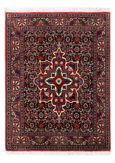 Bidjar - Takab Tæppe 50x70cm - Persisk tæppe - mørkeblå