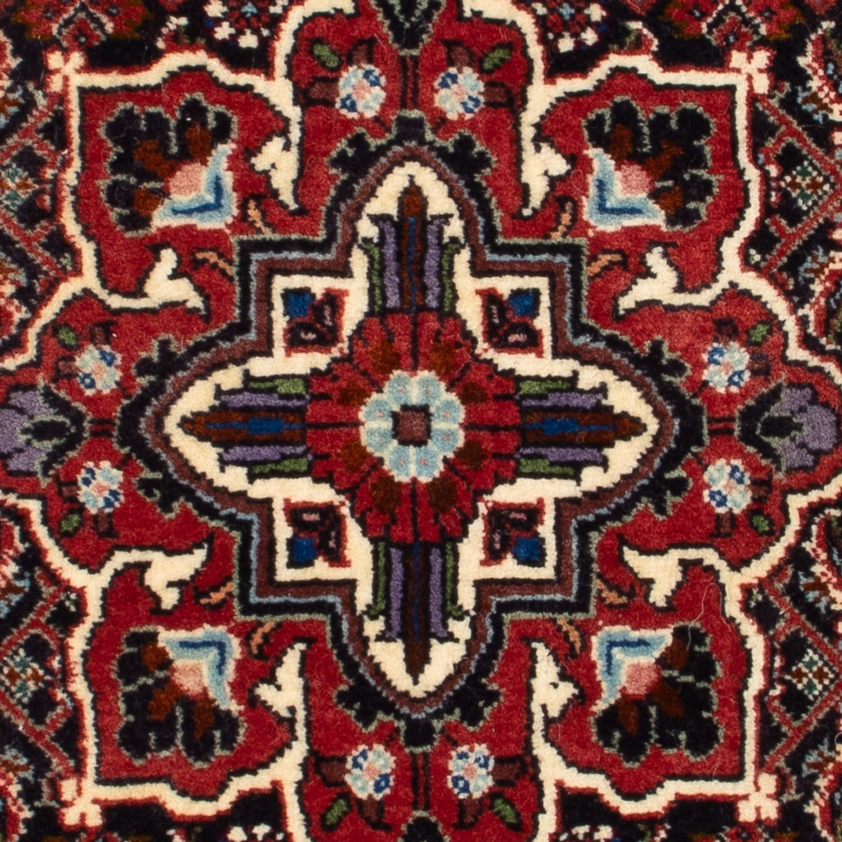 Persisk tæppe - Bijar - Royal - 70 x 50 cm - mørkeblå