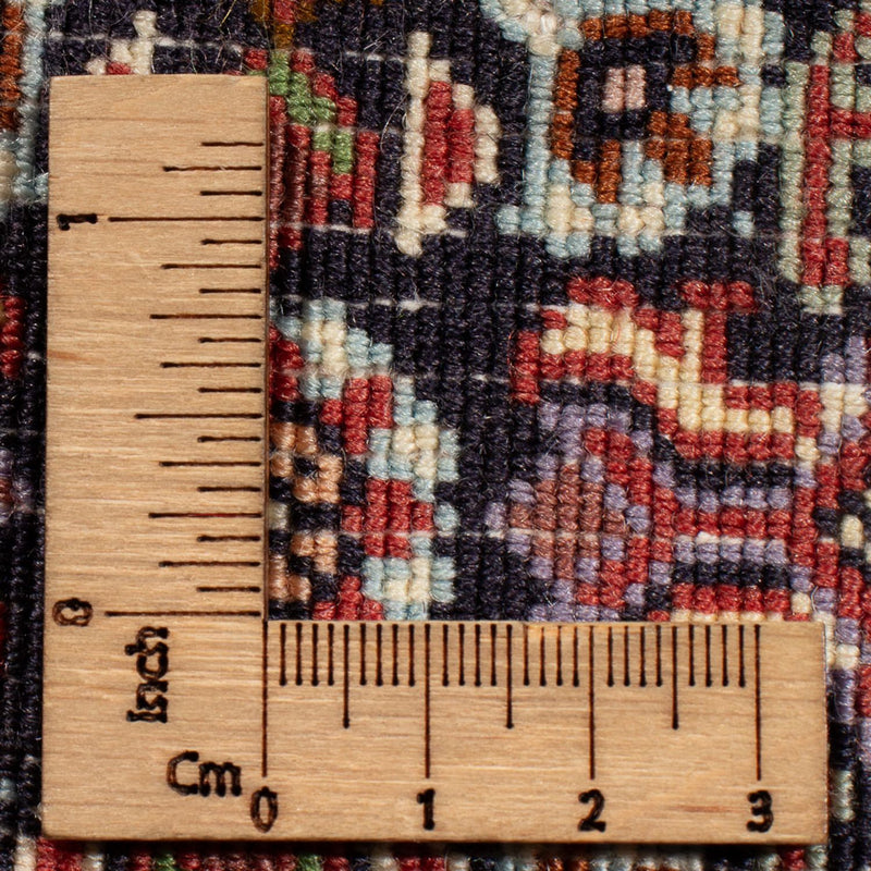 Persisk tæppe - Bijar - Royal - 70 x 50 cm - mørkeblå