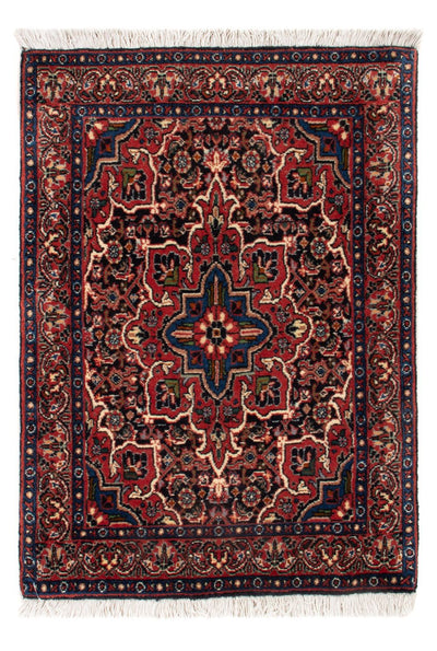 Bidjar - Takab Tæppe 50x72cm - Persisk tæppe - mørkeblå