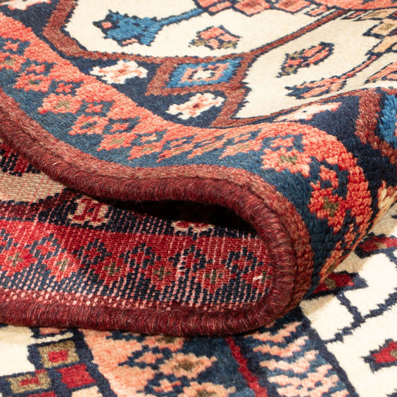 Persisk tæppe - Nomadisk - 206 x 124 cm - creme