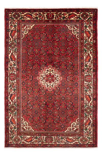 Hosseinabad Tæppe 138x213cm - Persisk tæppe - rød