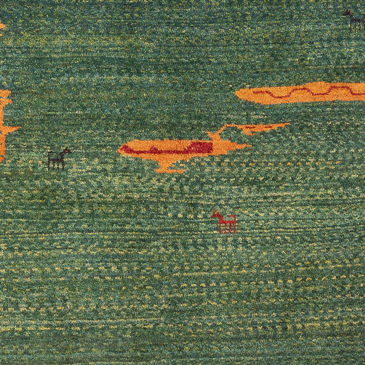 Gabbeh-tæppe - Persisk - 226 x 170 cm - flerfarvet