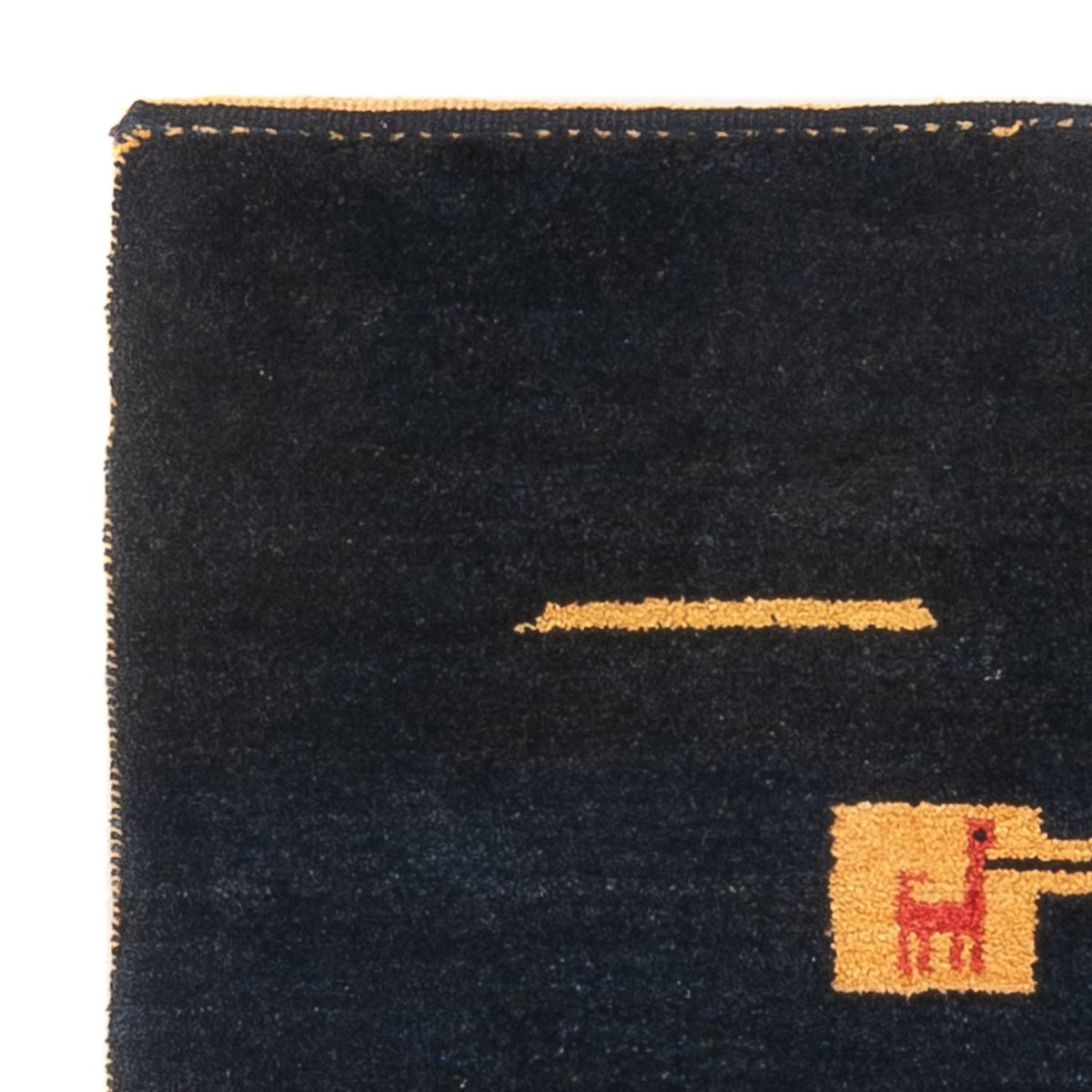 Gabbeh-tæppe - Persisk - 113 x 85 cm - flerfarvet