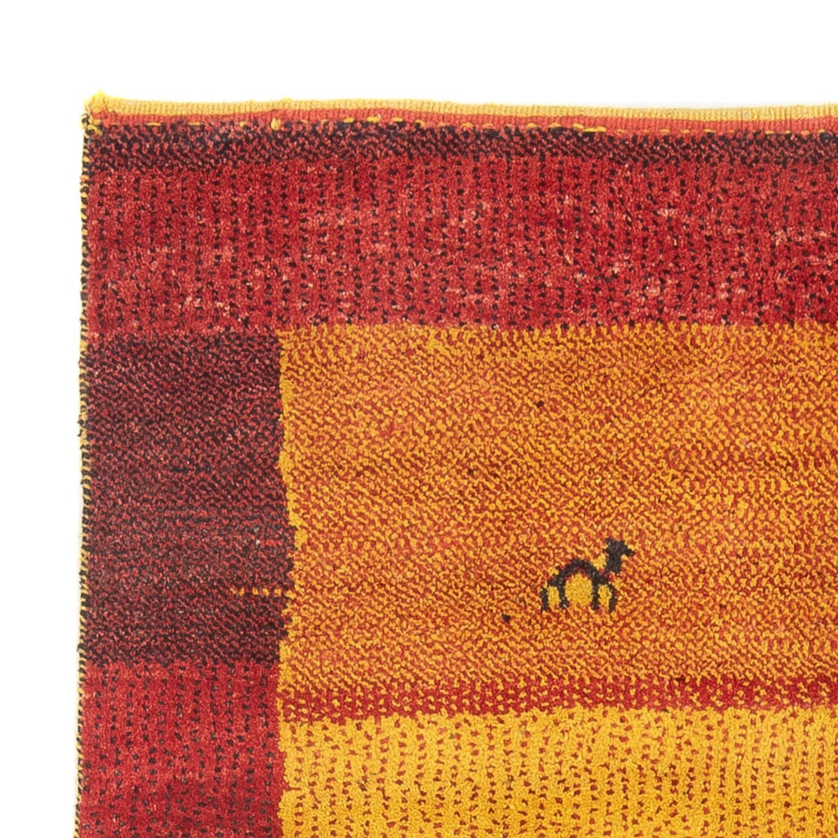 Gabbeh-tæppe - Persisk - 170 x 124 cm - flerfarvet