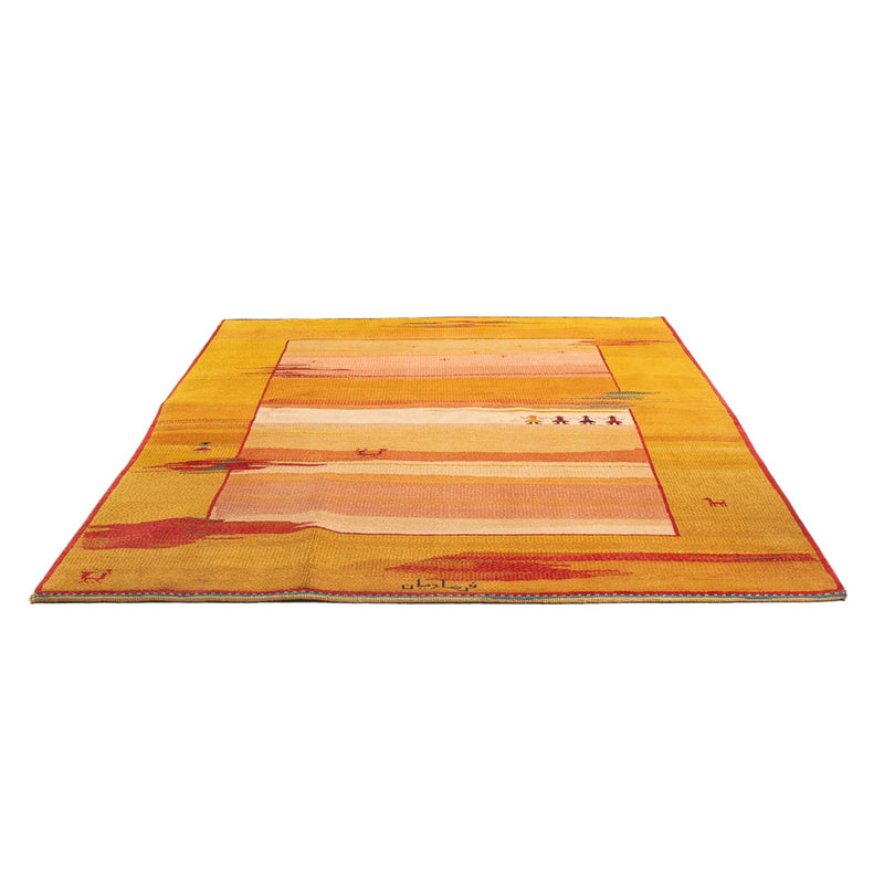 Gabbeh-tæppe - Persisk - 238 x 195 cm - flerfarvet