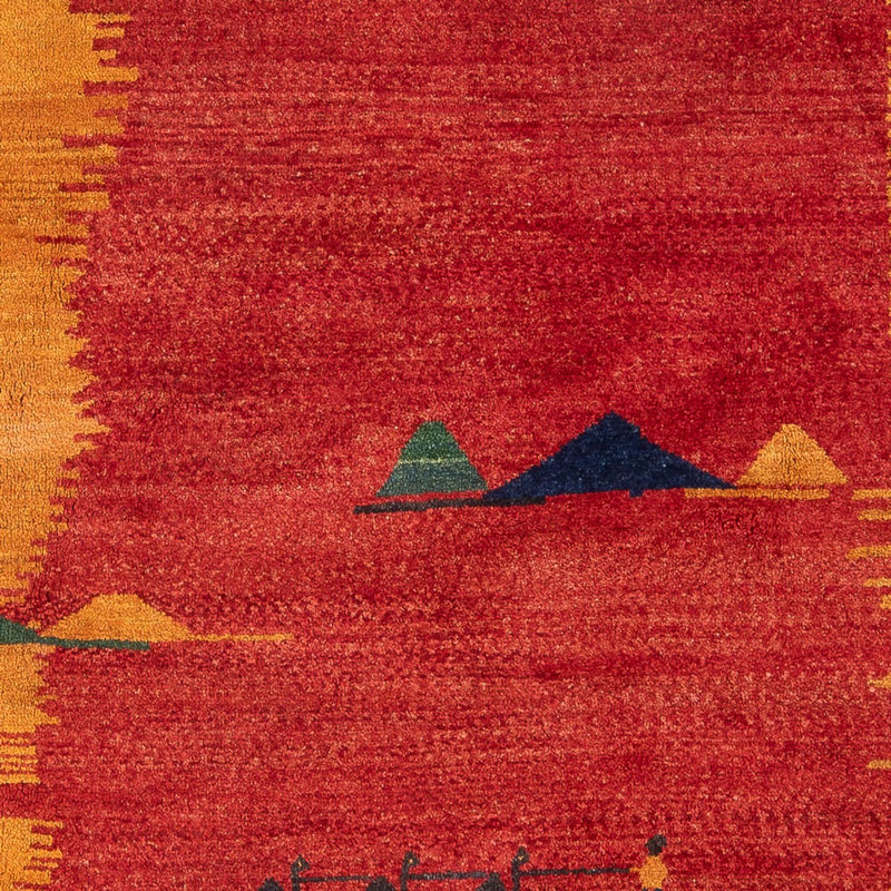 Gabbeh-tæppe - Persisk - 234 x 200 cm - flerfarvet