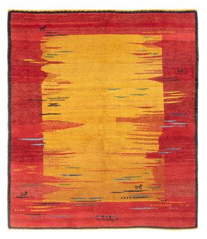 Gabbeh-tæppe - Persisk - 203 x 173 cm - flerfarvet