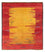 Gabbeh-tæppe - Persisk - 203 x 173 cm - flerfarvet