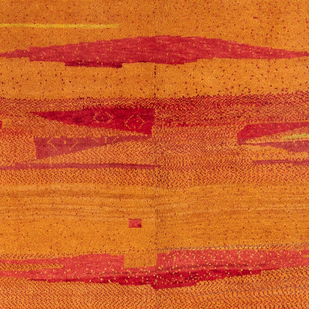 Gabbeh-tæppe - Persisk - 218 x 173 cm - flerfarvet