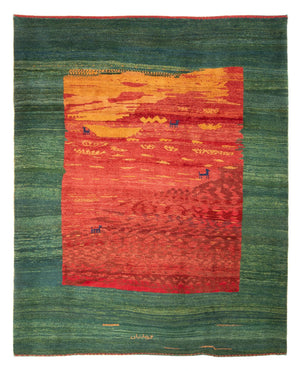 Gabbeh-tæppe - Persisk - 260 x 215 cm - flerfarvet