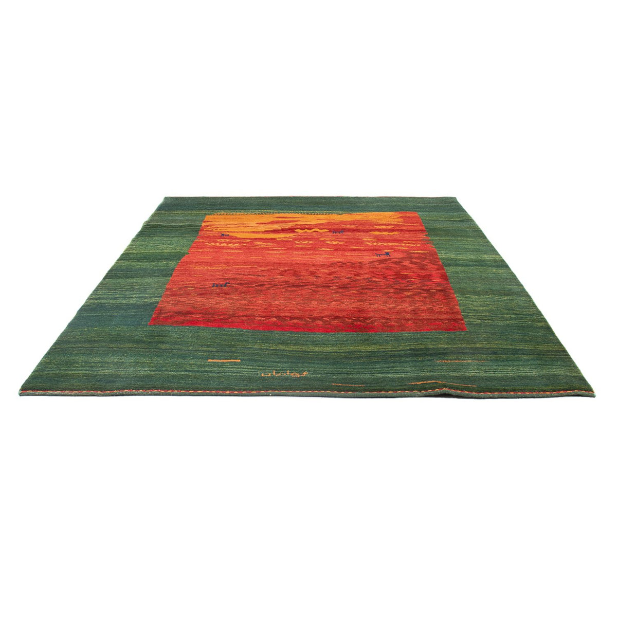 Gabbeh-tæppe - Persisk - 260 x 215 cm - flerfarvet