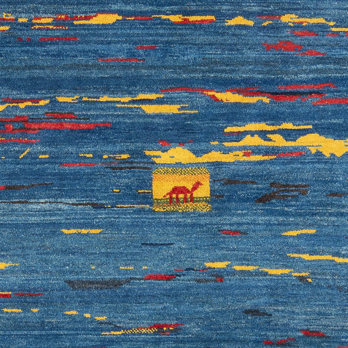 Gabbeh-tæppe - Persisk - 255 x 214 cm - flerfarvet