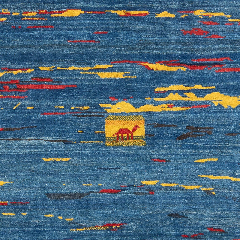Gabbeh-tæppe - Persisk - 255 x 214 cm - flerfarvet