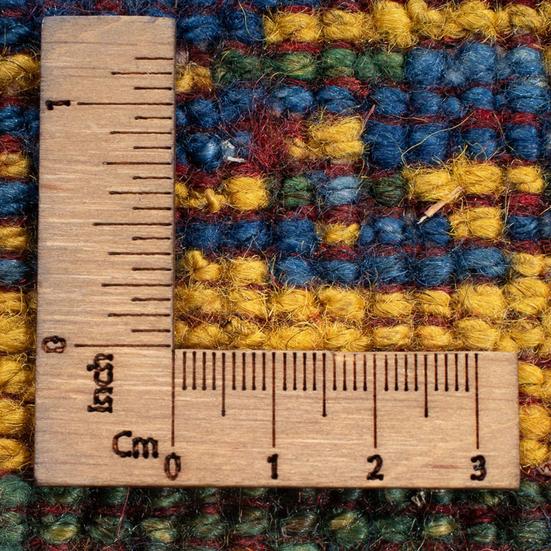 Gabbeh-tæppe - Persisk - 255 x 214 cm - flerfarvet
