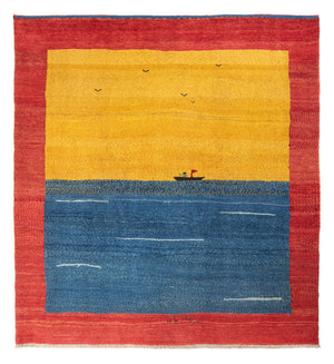 Gabbeh-tæppe - Persisk - 235 x 208 cm - flerfarvet