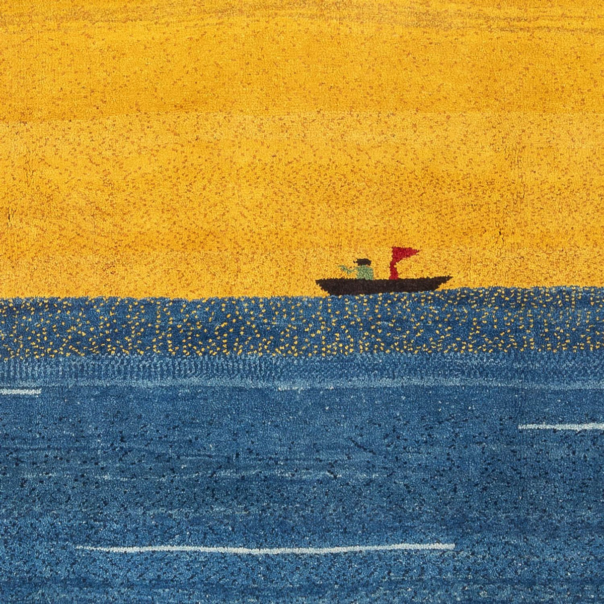 Gabbeh-tæppe - Persisk - 235 x 208 cm - flerfarvet