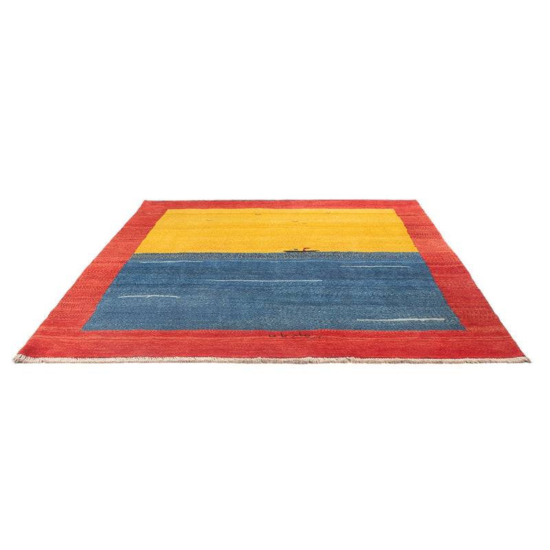 Gabbeh-tæppe - Persisk - 235 x 208 cm - flerfarvet