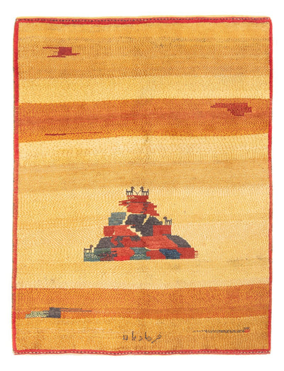 Persisk Gabbeh Tæppe 153x187cm - Perserteppich Wollteppich