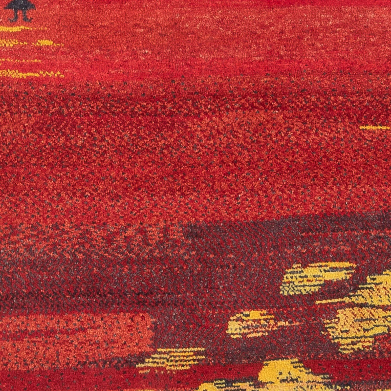 Gabbeh-tæppe - Persisk - 176 x 127 cm - flerfarvet