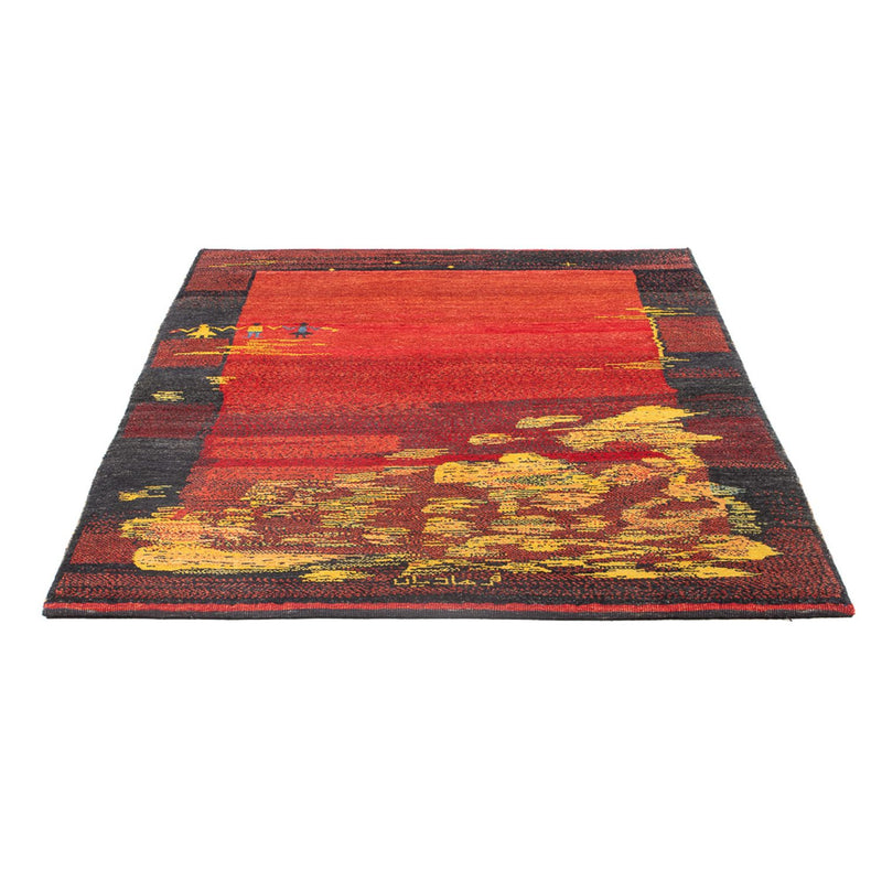 Gabbeh-tæppe - Persisk - 176 x 127 cm - flerfarvet