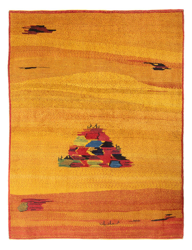 Gabbeh-tæppe - Persisk - 250 x 198 cm - flerfarvet