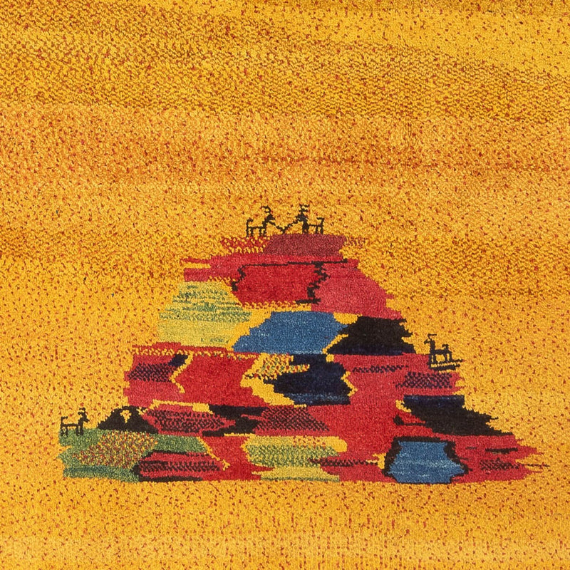 Gabbeh-tæppe - Persisk - 250 x 198 cm - flerfarvet