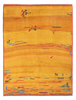 Gabbeh-tæppe - Persisk - 185 x 140 cm - flerfarvet