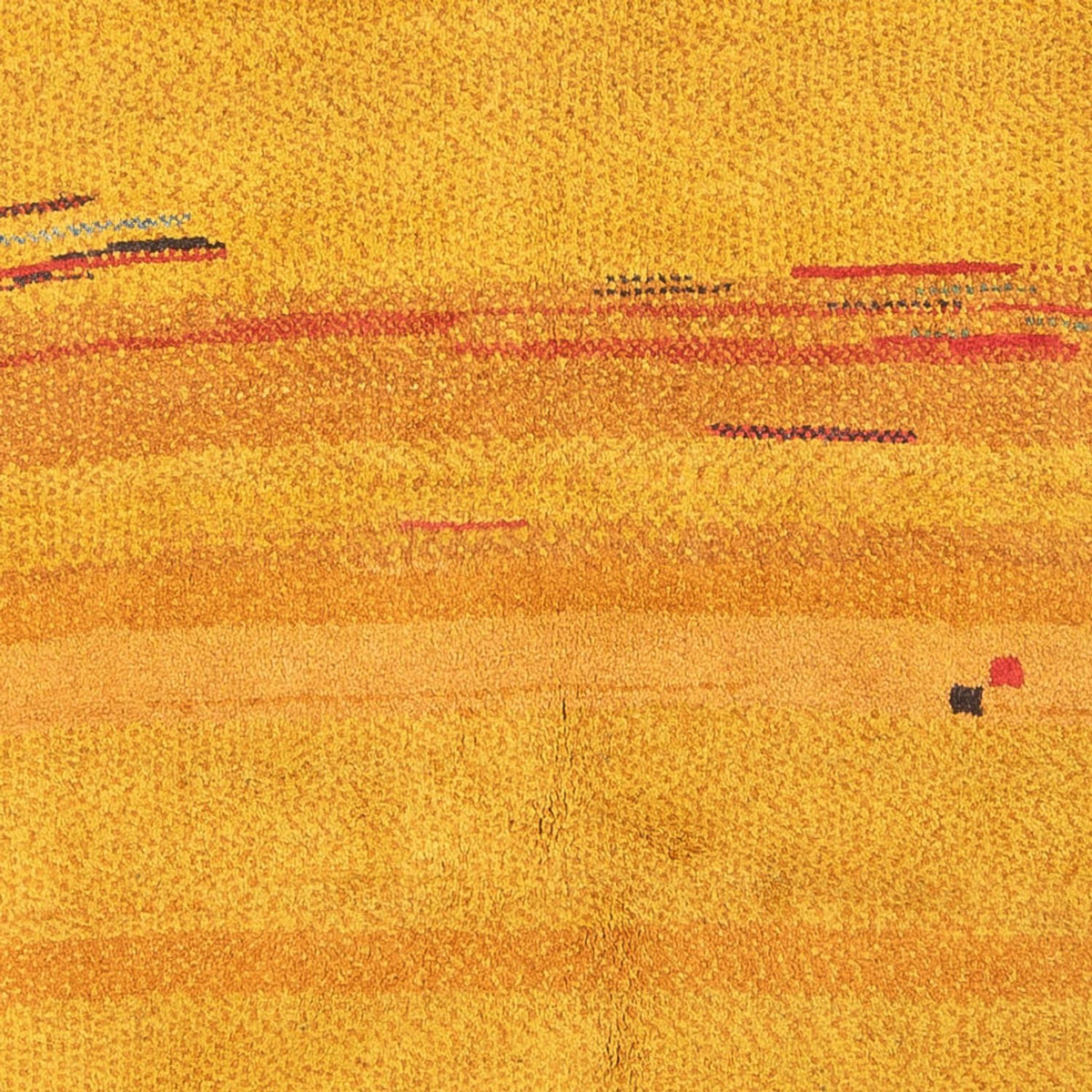 Gabbeh-tæppe - Persisk - 185 x 140 cm - flerfarvet