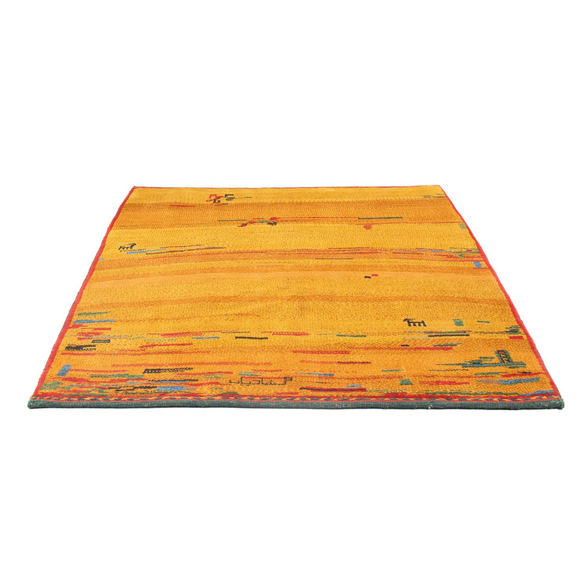 Gabbeh-tæppe - Persisk - 185 x 140 cm - flerfarvet