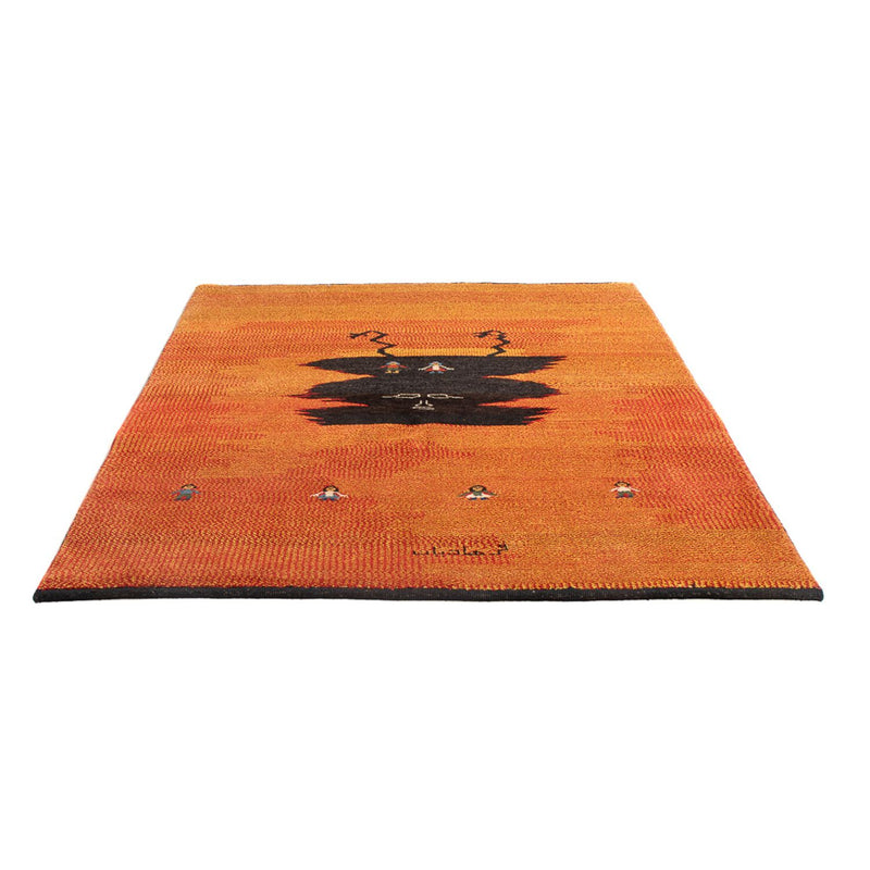 Gabbeh-tæppe - Persisk - 196 x 150 cm - flerfarvet