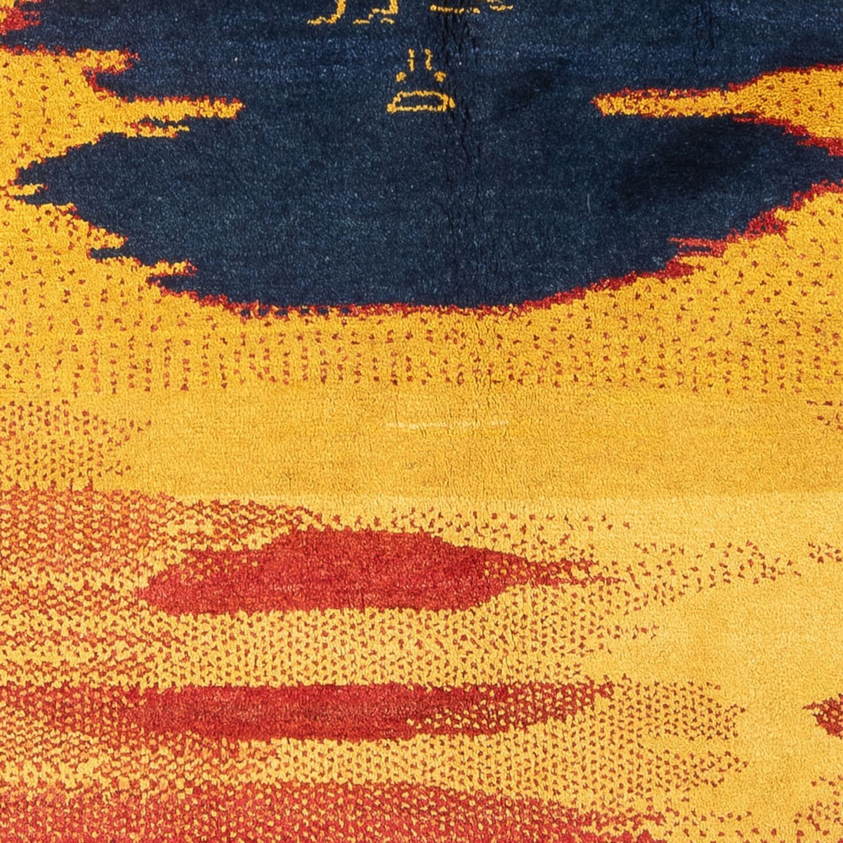 Gabbeh-tæppe - Persisk - 193 x 150 cm - flerfarvet