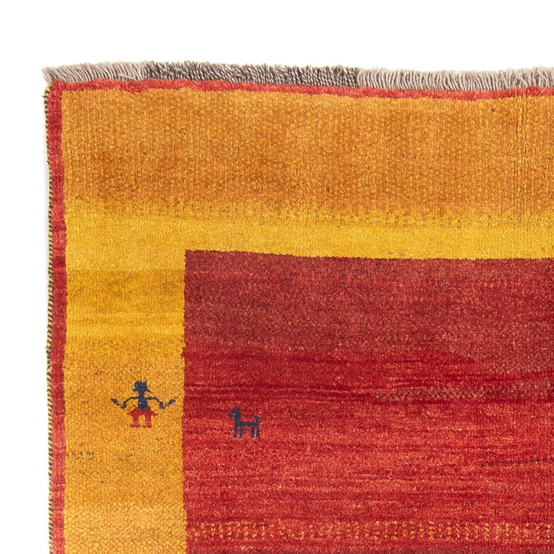 Gabbeh-tæppe - Persisk - 200 x 155 cm - flerfarvet