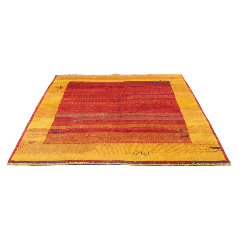 Gabbeh-tæppe - Persisk - 200 x 155 cm - flerfarvet