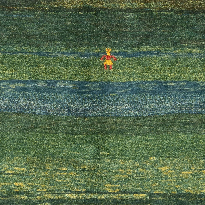 Gabbeh-tæppe - Persisk - 183 x 146 cm - mintgrøn