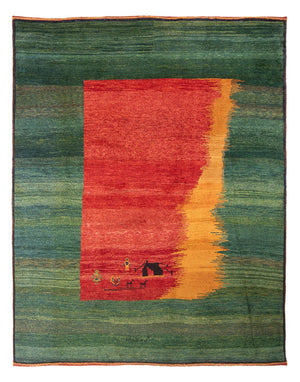 Gabbeh-tæppe - Persisk - 250 x 200 cm - flerfarvet