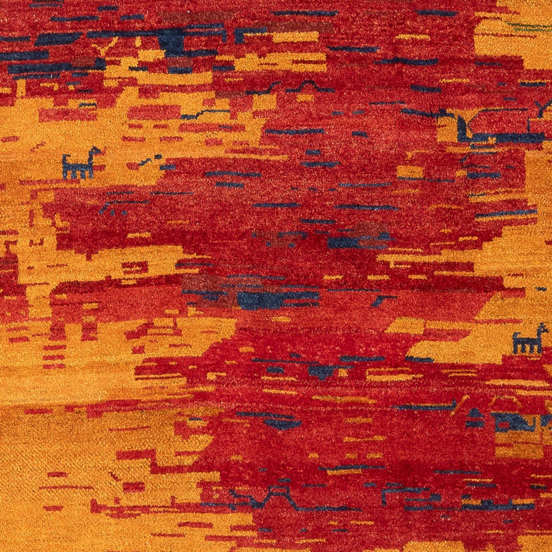 Gabbeh-tæppe - Persisk - 227 x 200 cm - flerfarvet