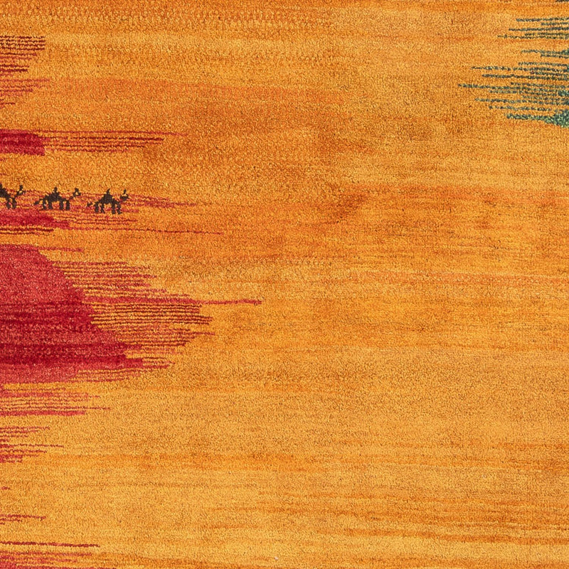 Gabbeh-tæppe - Persisk - 226 x 197 cm - flerfarvet