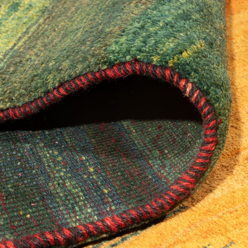 Gabbeh-tæppe - Persisk - 226 x 197 cm - flerfarvet