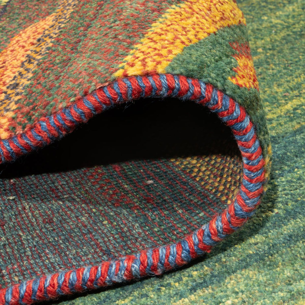 Gabbeh-tæppe - Persisk - 270 x 225 cm - flerfarvet