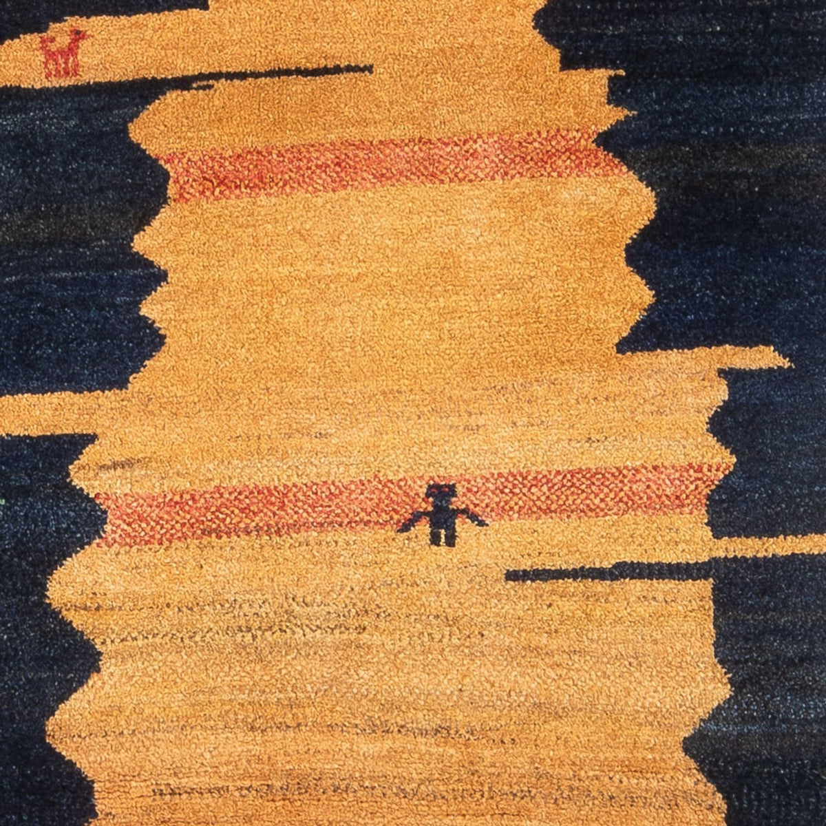 Løber Gabbeh-tæppe - Persisk - 200 x 104 cm - flerfarvet