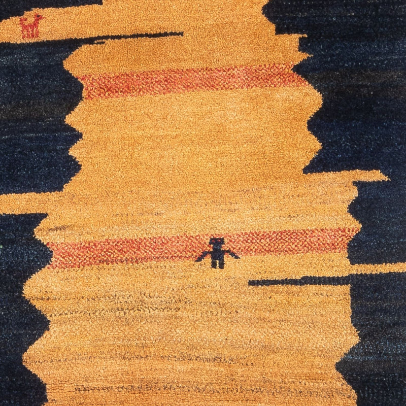 Løber Gabbeh-tæppe - Persisk - 200 x 104 cm - flerfarvet