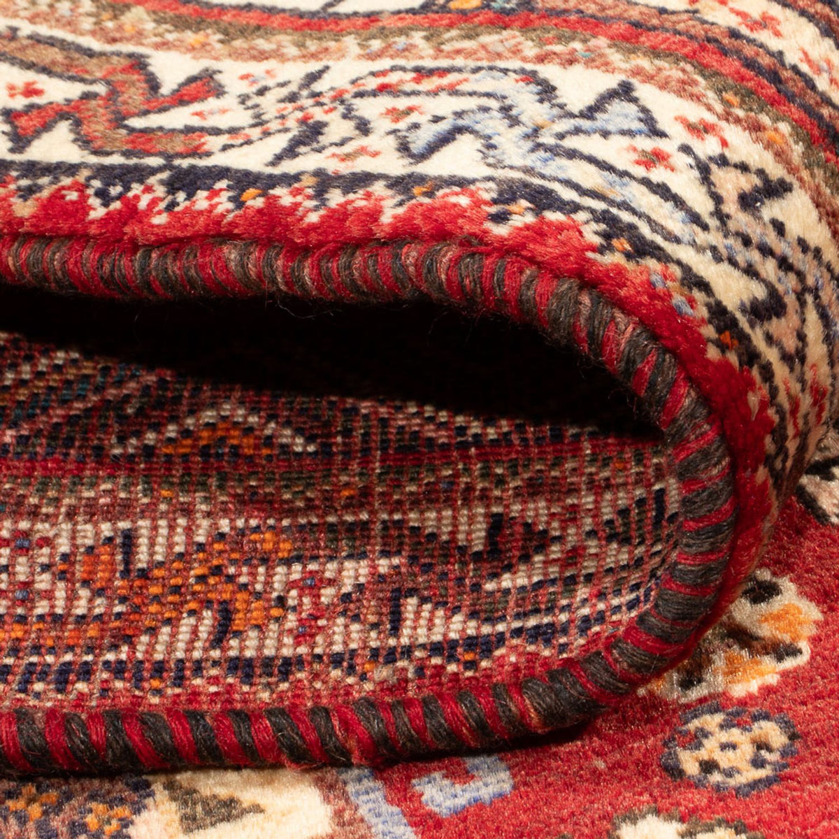 Persisk tæppe - Nomadisk - 197 x 130 cm - rød