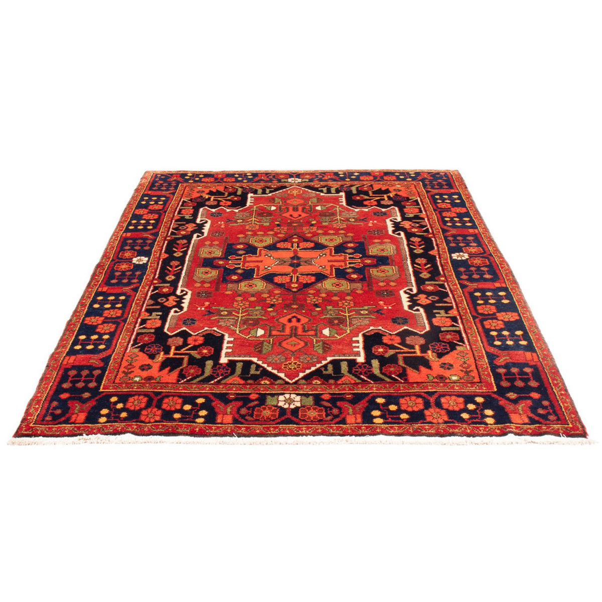 Persisk tæppe - Nomadisk - 207 x 138 cm - rød