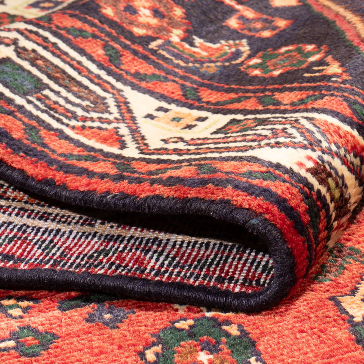 Persisk tæppe - Nomadisk - Royal - 217 x 129 cm - rød