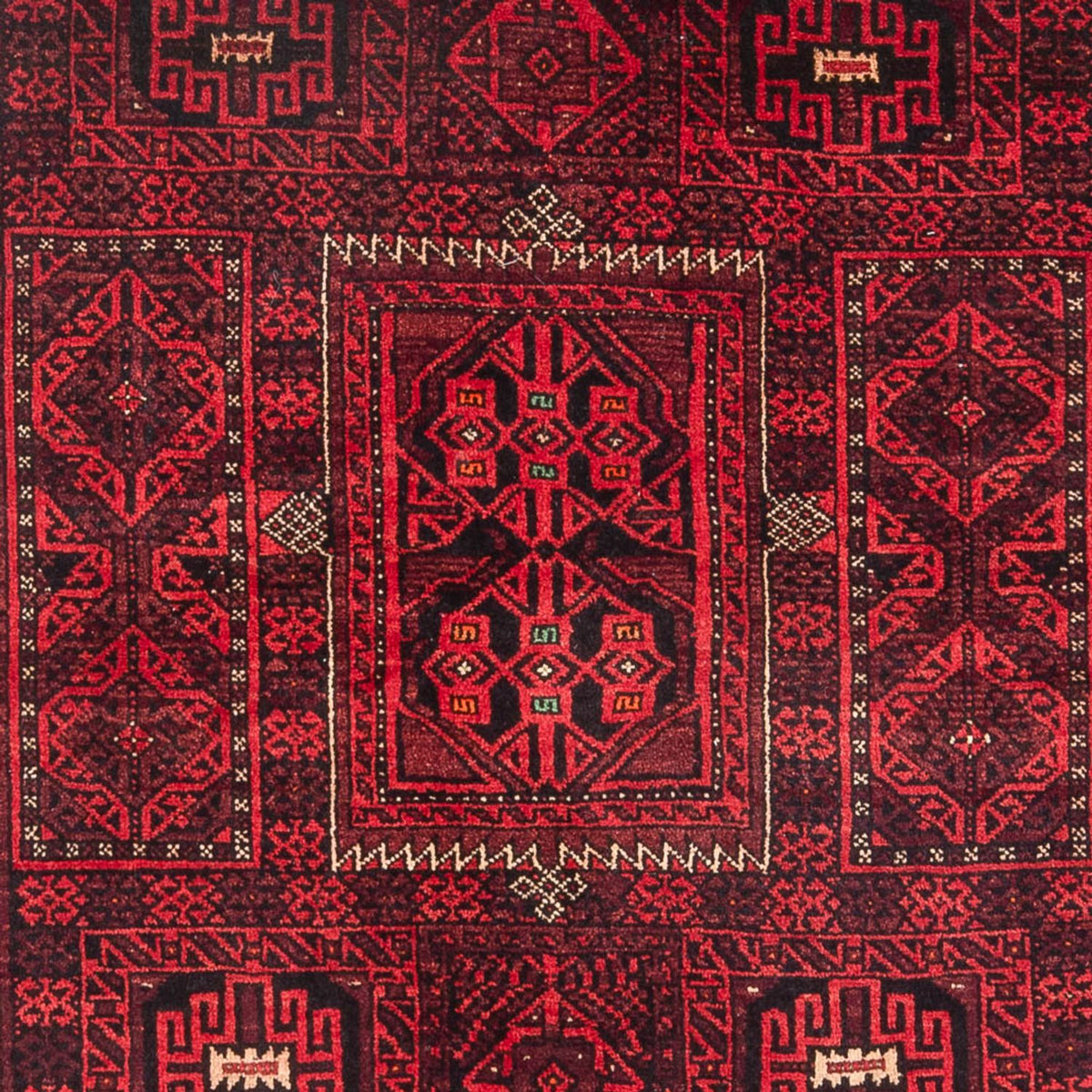 Løber Persisk tæppe - Nomadisk - 245 x 125 cm - mørkeblå