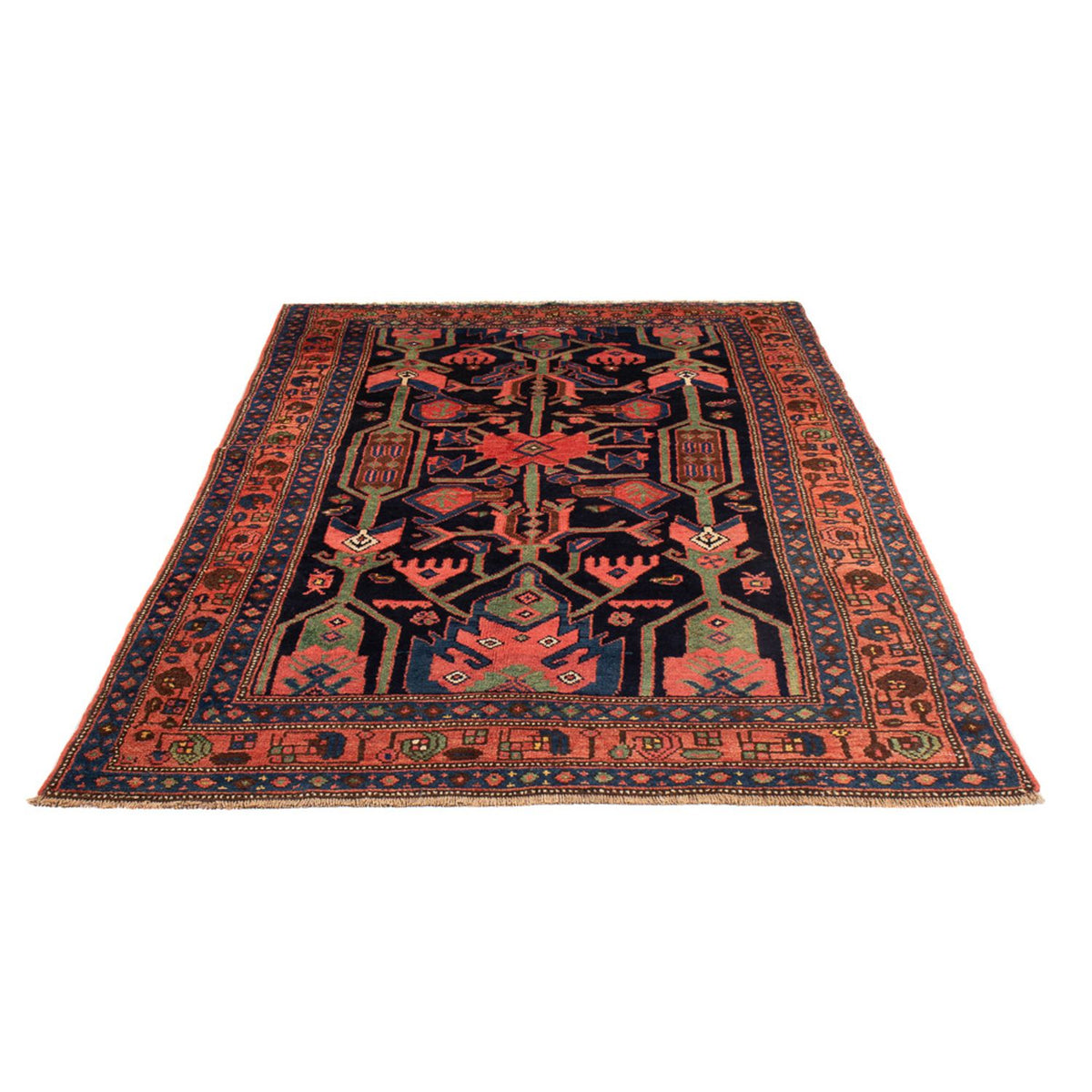 Persisk tæppe - Nomadisk - Royal - 219 x 132 cm - mørkeblå