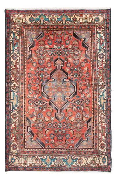 Hamadan Tæppe 147x225cm - Persisk tæppe - rød