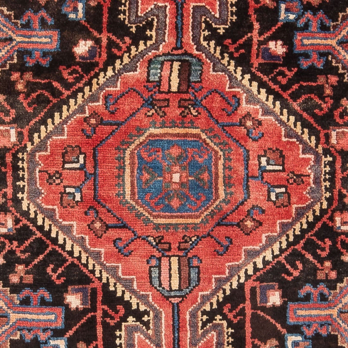 Persisk tæppe - Nomadisk - Royal - 212 x 125 cm - mørkeblå